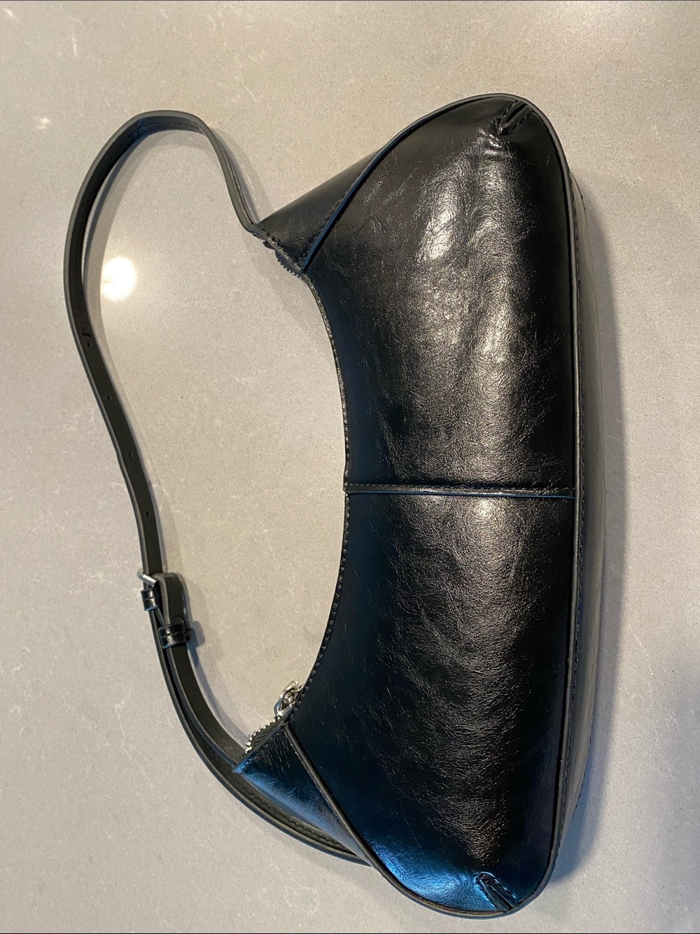 Zara Black Leather Bag By Bloggers Fave